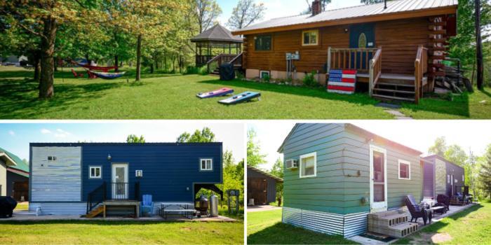 Cozy Cabin With Hottub At Cloverdale Cabins Hinckley Exterior photo